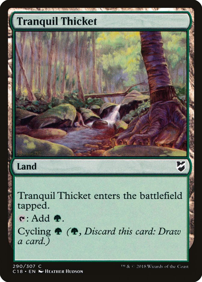 Magic | Tranquil Thicket [Commander 2018] | The Nerd Merchant