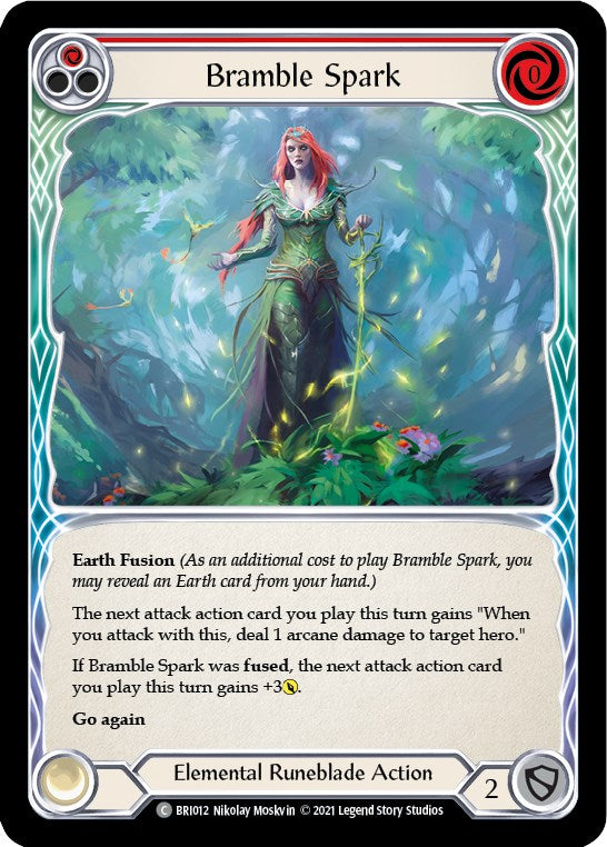 Flesh and Blood TCG | Bramble Spark (Red) [BRI012] (Tales of Aria Briar Blitz Deck)  1st Edition Normal | The Nerd Merchant