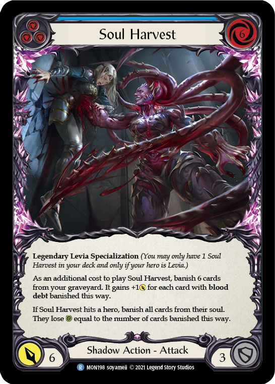 Flesh and Blood TCG | Soul Harvest [MON198-RF] (Monarch)  1st Edition Rainbow Foil | The Nerd Merchant