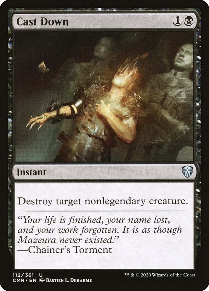 Magic | Cast Down [Commander Legends] | The Nerd Merchant