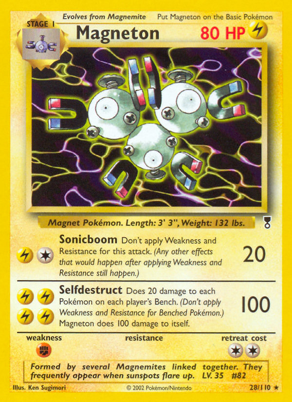 Pokemon | Magneton (28/110) [Legendary Collection] | The Nerd Merchant