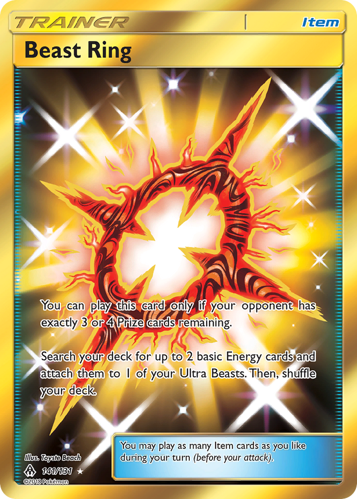Pokemon | Beast Ring (141/131) [Sun & Moon: Forbidden Light] | The Nerd Merchant