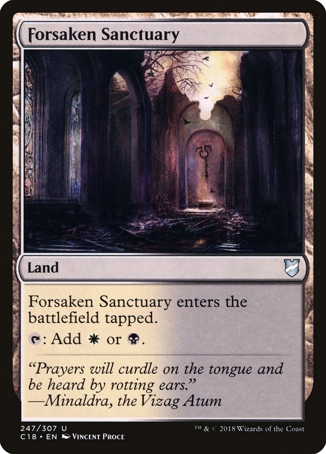 Magic | Forsaken Sanctuary [Commander 2018] | The Nerd Merchant