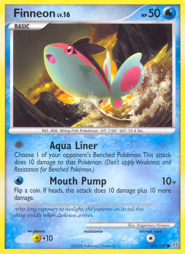 Pokemon | Finneon (61/100) [Diamond & Pearl: Stormfront] | The Nerd Merchant