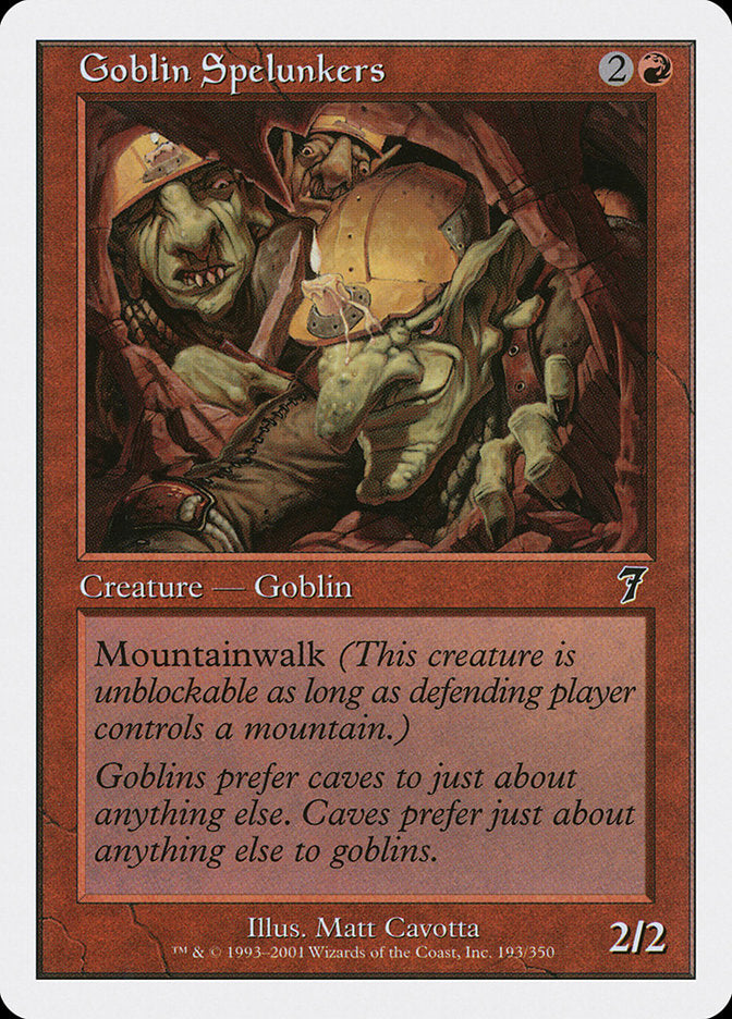 Magic | Goblin Spelunkers [Seventh Edition] | The Nerd Merchant