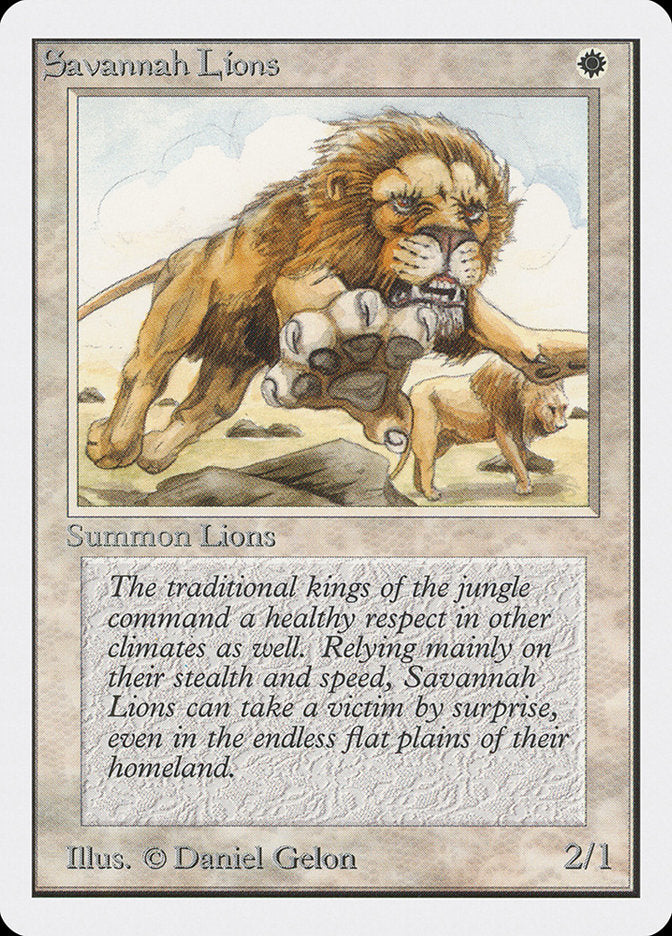 Magic | Savannah Lions [Unlimited Edition] | The Nerd Merchant