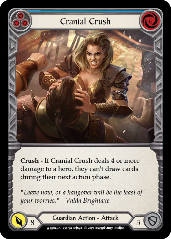 Flesh and Blood TCG | Cranial Crush [WTR045-S] (Welcome to Rathe)  Alpha Print Normal | The Nerd Merchant
