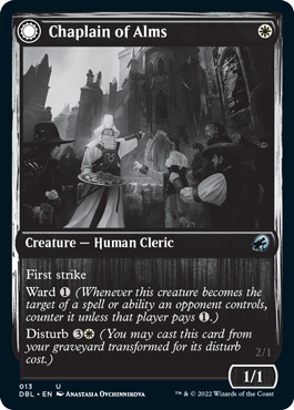 Magic | Chaplain of Alms // Chapel Shieldgeist [Innistrad: Double Feature] | The Nerd Merchant