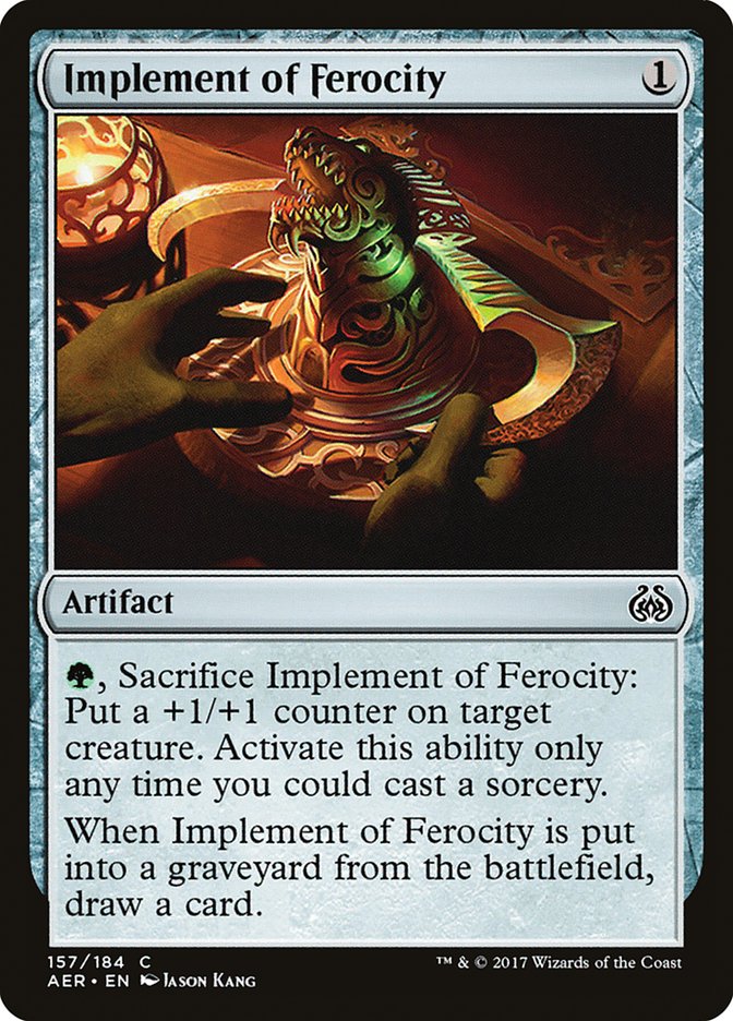 Magic | Implement of Ferocity [Aether Revolt] | The Nerd Merchant