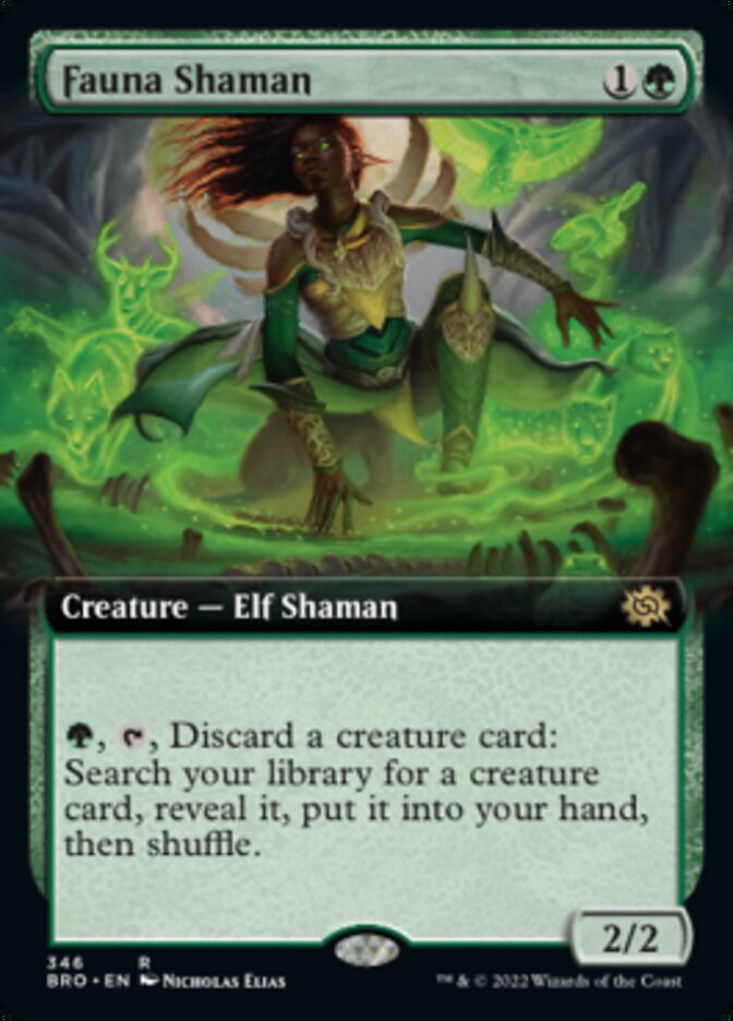 Magic | Fauna Shaman (Extended Art) [The Brothers' War] | The Nerd Merchant