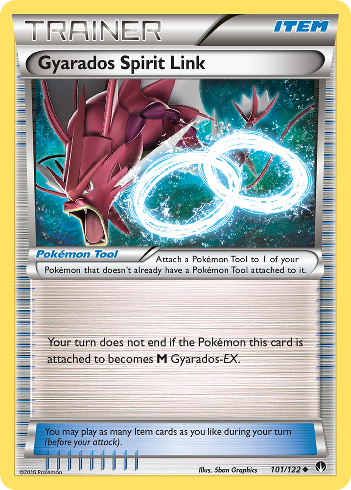 Pokemon | Gyarados Spirit Link (101/122) [XY: BREAKpoint] | The Nerd Merchant
