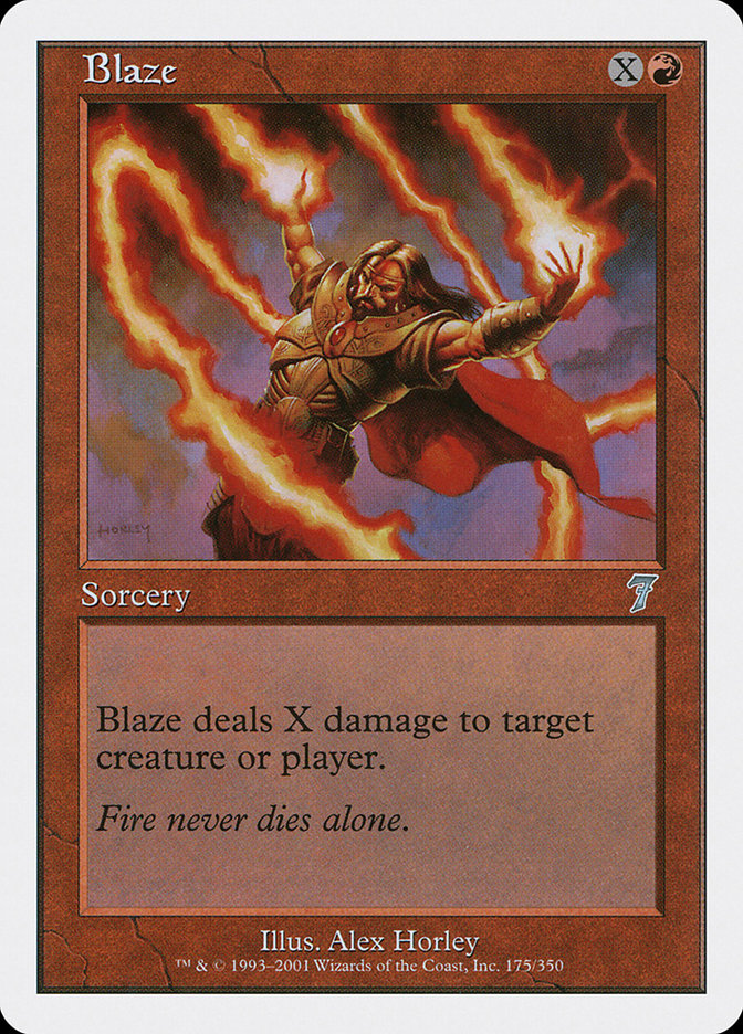 Magic | Blaze [Seventh Edition] | The Nerd Merchant