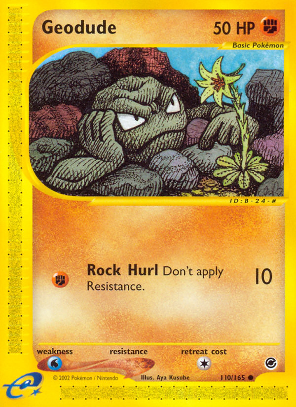 Pokemon | Geodude (110/165) [Expedition: Base Set] | The Nerd Merchant