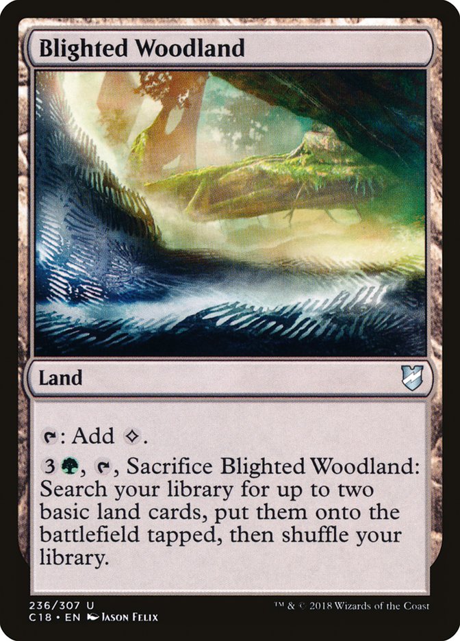 Magic | Blighted Woodland [Commander 2018] | The Nerd Merchant