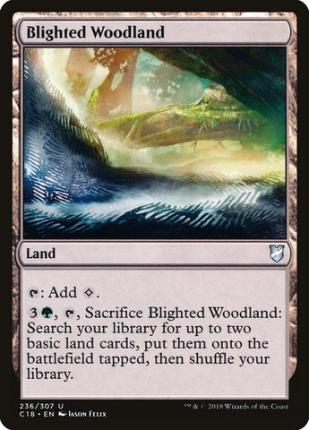 Magic | Blighted Woodland [Commander 2018] | The Nerd Merchant