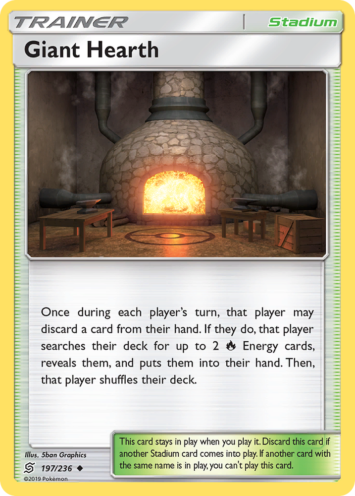Pokemon | Giant Hearth (197/236) [Sun & Moon: Unified Minds] | The Nerd Merchant