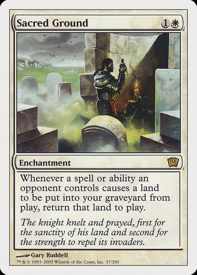 Magic | Sacred Ground [Ninth Edition] | The Nerd Merchant