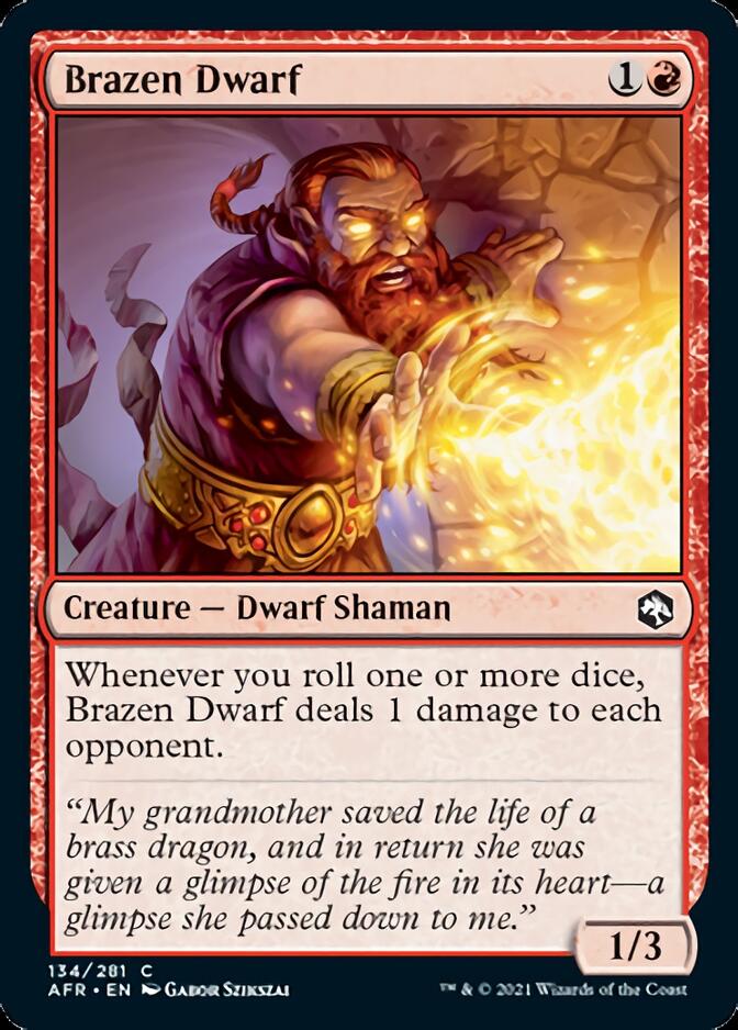 Magic | Brazen Dwarf [Dungeons & Dragons: Adventures in the Forgotten Realms] | The Nerd Merchant