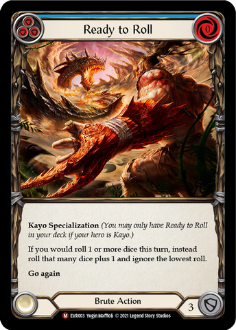 Flesh and Blood TCG | Ready to Roll [EVR003] (Everfest)  1st Edition Normal | The Nerd Merchant