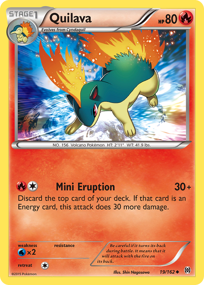 Pokemon | Quilava (19/162) [XY: BREAKthrough] | The Nerd Merchant