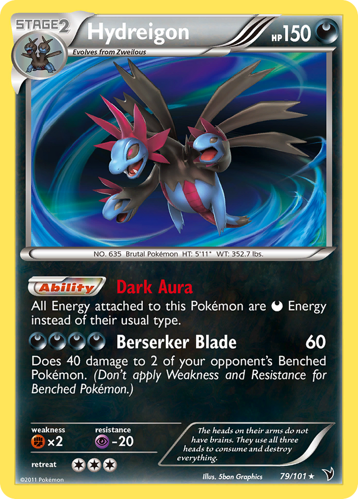 Pokemon | Hydreigon (79/101) [Black & White: Noble Victories] | The Nerd Merchant