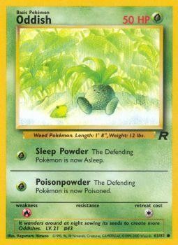 Pokemon | Oddish (63/82) [Team Rocket Unlimited] | The Nerd Merchant