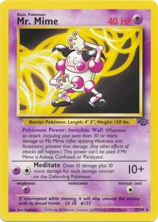 Pokemon | Mr. Mime (22/64) [Jungle Unlimited] | The Nerd Merchant