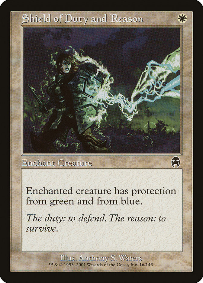 Magic | Shield of Duty and Reason [Apocalypse] | The Nerd Merchant