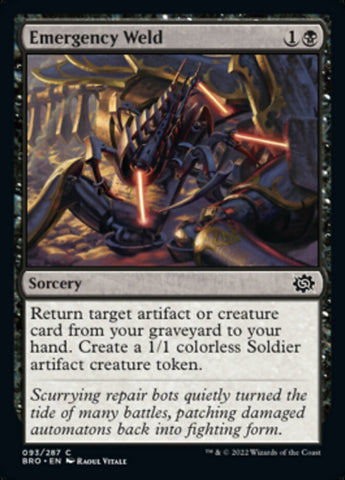Magic | Emergency Weld [The Brothers' War] | The Nerd Merchant