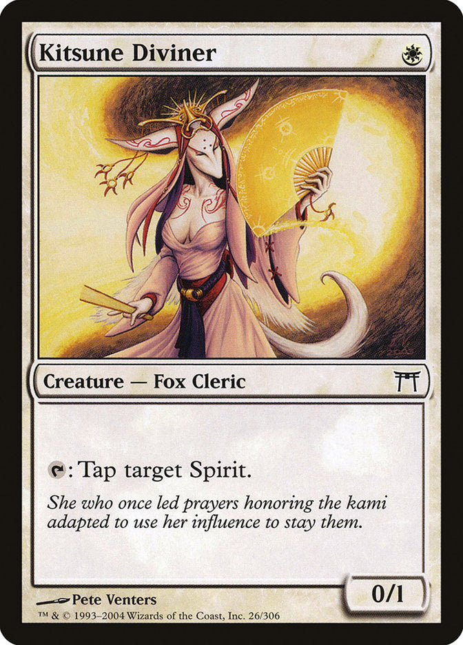 Magic | Kitsune Diviner [Champions of Kamigawa] | The Nerd Merchant