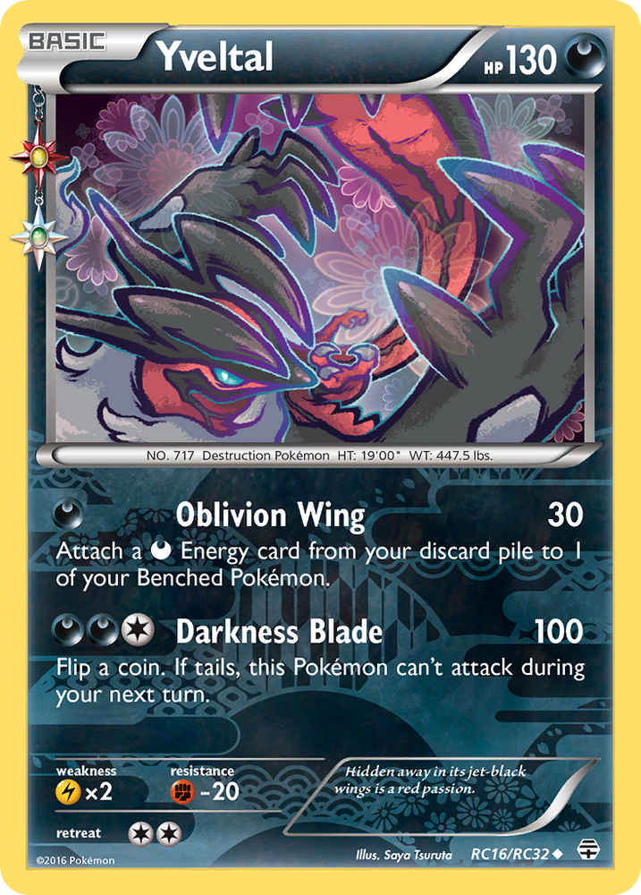 Pokemon | Yveltal (RC16/RC32) [XY: Generations] | The Nerd Merchant