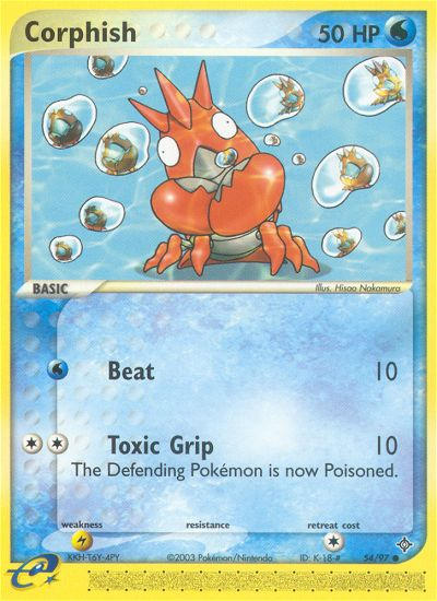 Pokemon | Corphish (54/97) [EX: Dragon] | The Nerd Merchant