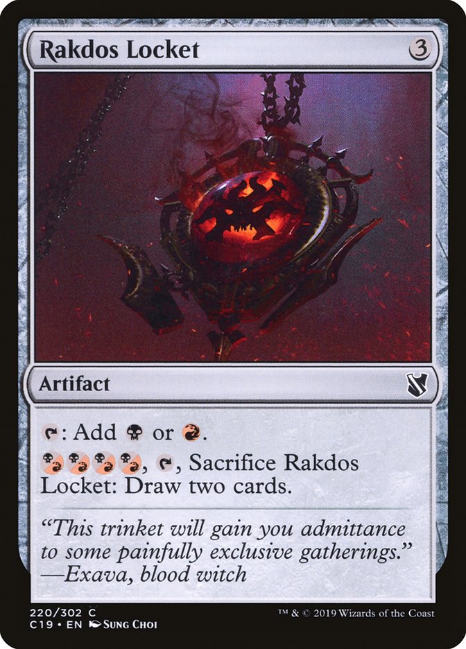 Magic | Rakdos Locket [Commander 2019] | The Nerd Merchant
