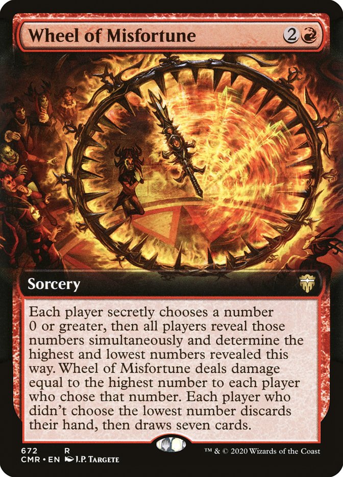 Magic | Wheel of Misfortune (Extended Art) [Commander Legends] | The Nerd Merchant