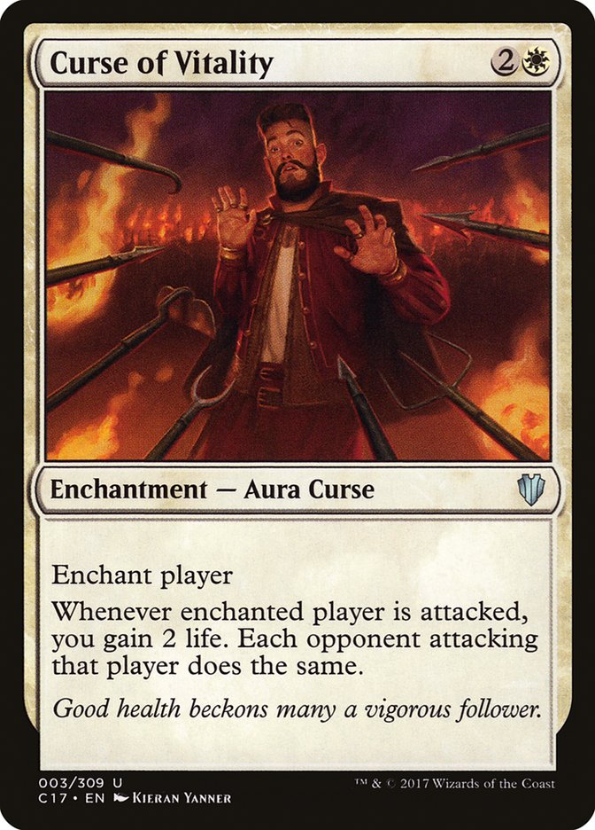 Magic | Curse of Vitality [Commander 2017] | The Nerd Merchant