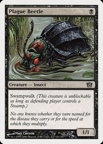 Magic | Plague Beetle [Eighth Edition] | The Nerd Merchant