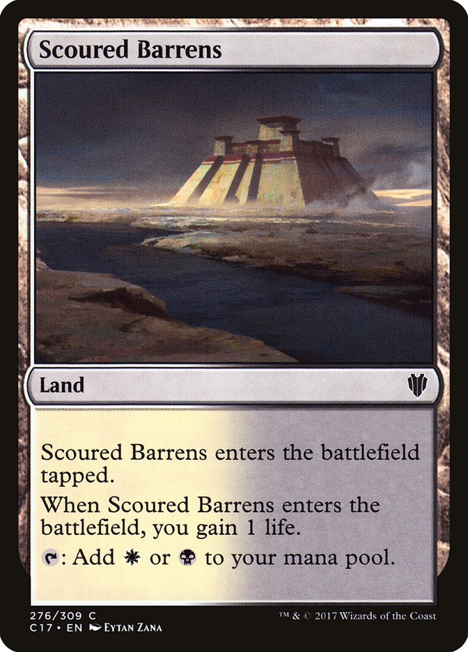 Magic | Scoured Barrens [Commander 2017] | The Nerd Merchant