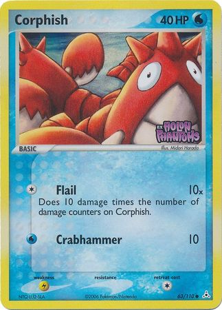 Pokemon | Corphish (63/110) (Stamped) [EX: Holon Phantoms] | The Nerd Merchant