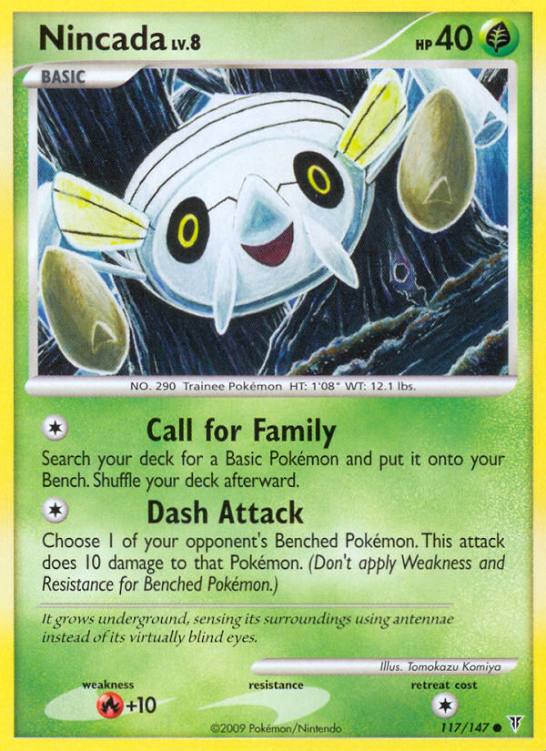 Pokemon | Nincada (117/147) [Platinum: Supreme Victors] | The Nerd Merchant