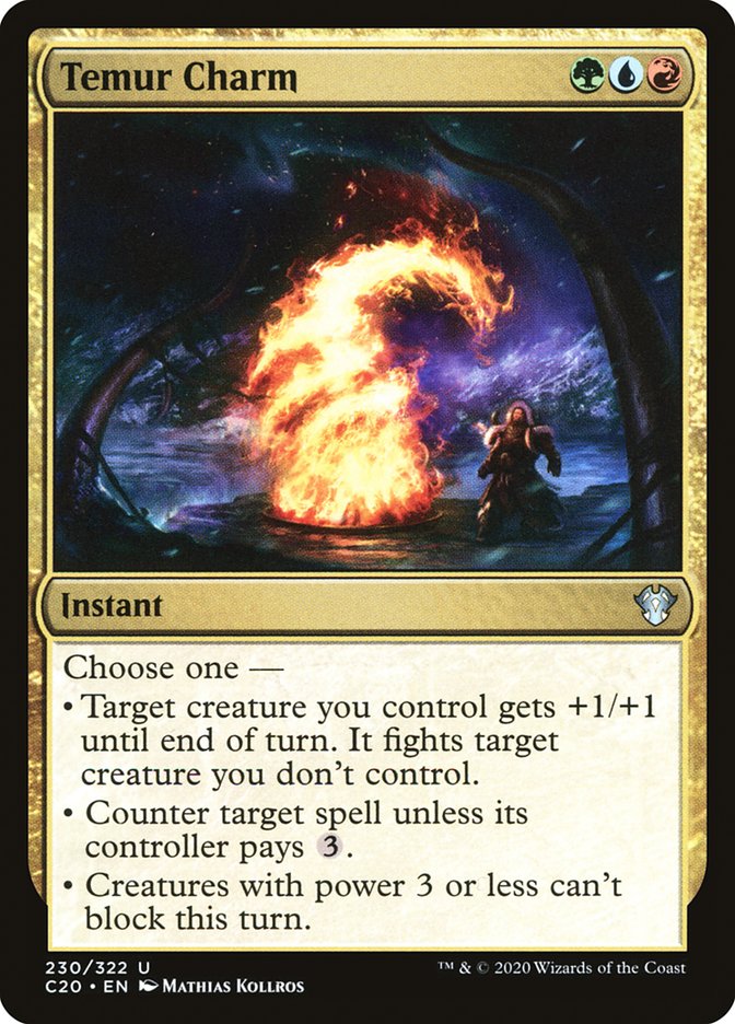 Magic | Temur Charm [Commander 2020] | The Nerd Merchant