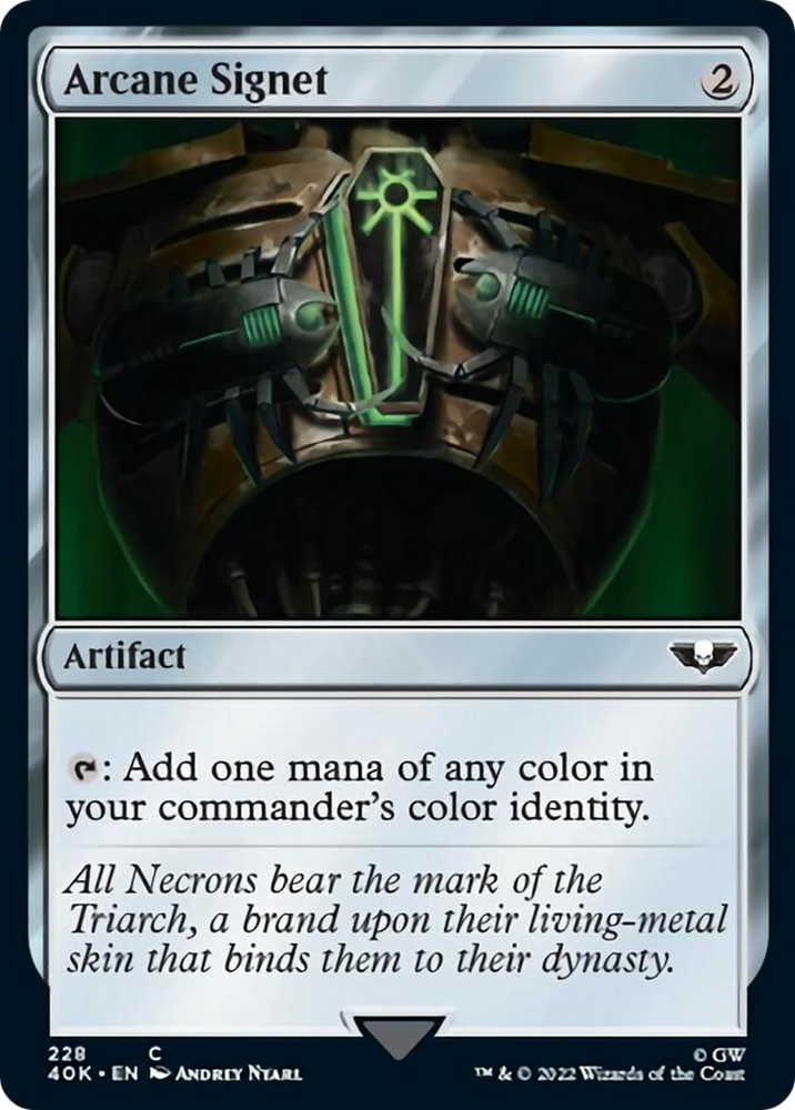 Magic | Arcane Signet (228) [Warhammer 40,000] | The Nerd Merchant