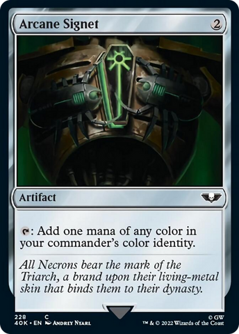 Magic | Arcane Signet (228) [Warhammer 40,000] | The Nerd Merchant