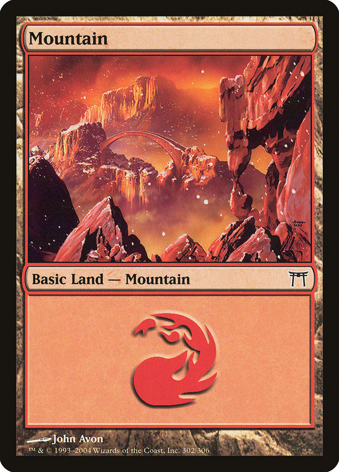Magic | Mountain (302) [Champions of Kamigawa] | The Nerd Merchant