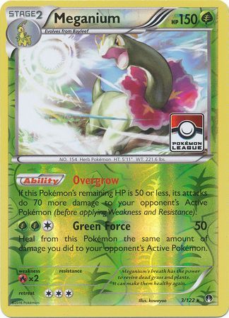 Pokemon | Meganium (3/122) (League Promo) [XY: BREAKpoint] | The Nerd Merchant