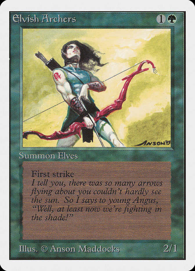 Magic | Elvish Archers [Unlimited Edition] | The Nerd Merchant