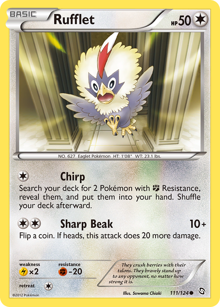 Pokemon | Rufflet (111/124) [Black & White: Dragons Exalted] | The Nerd Merchant