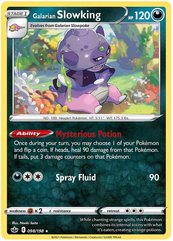Pokemon | Galarian Slowking (098/198) [Sword & Shield: Chilling Reign] | The Nerd Merchant