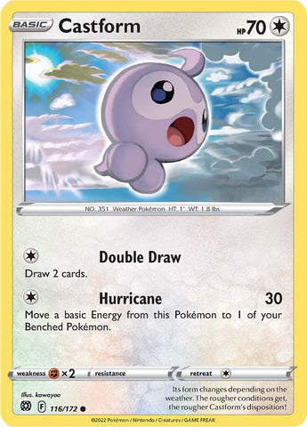 Pokemon | Castform (116/172) [Sword & Shield: Brilliant Stars] | The Nerd Merchant