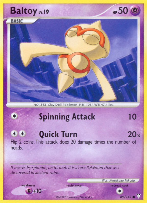 Pokemon | Baltoy (89/147) [Platinum: Supreme Victors] | The Nerd Merchant