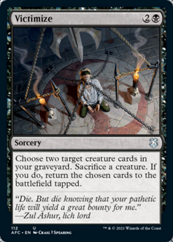 Magic | Victimize [Dungeons & Dragons: Adventures in the Forgotten Realms Commander] | The Nerd Merchant